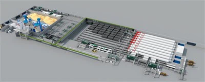 Linie de producție de blocuri din beton celular